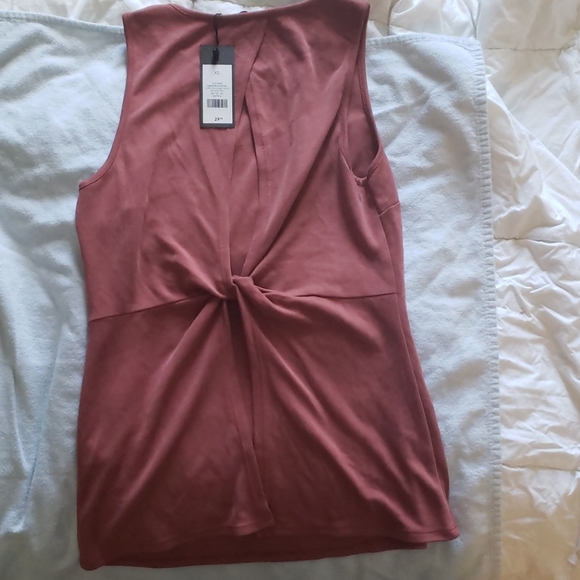 Dynamite cupro tank with open twist back - Picture 2 of 3